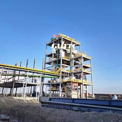 0-100 tph Capaciteit Klei zand reiniging apparatuur voor de bodem kwarts Silica zand wassen plant