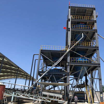 Complete set Silica Sand Upgrading Plant 100 ton Verhoging van SiO2-kwaliteit en verwijdering van Fe203