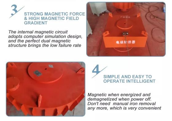 Energy Mining PLC Core Components Droog type opgehangen elektromagnetische scheidsmachine