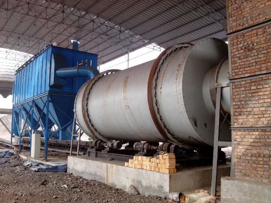 Onder leiding van een ingenieur SS304 industriële roterende droogmachine voor het drogen van silicazand