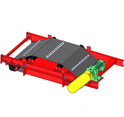 Zelfontladende magnetische separator voor het verwijderen van ijzer uit transportmateriaal