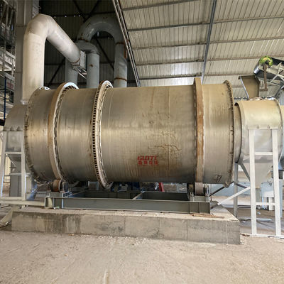 Video Uitgaande inspectie Voorzien van een 50-100kw roterende zanddroger voor rivierzand