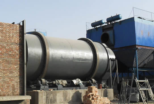 Mineraal Hoogtemperatuur Silica Sand Drum Rotary Dryer Voor Mijnbouw Verwerking