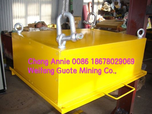 Motorkerncomponenten Hangend transportband Magnetische scheider voor 1-20 ton / uur