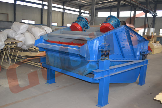 Industriële trillingsseparator voor uitdroging en ontwatering van zand Capaciteit 3800 kg