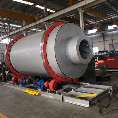 Gasverwarming zanddroger voor het drogen van zand onder 20-40 mm in drie cilinders efficiënt