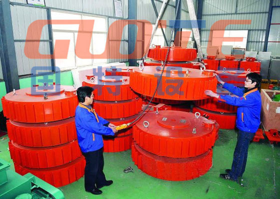 Plaats van de lokale dienst Geen Suspended Dry Conveyor Belt Elektromagnetische ijzerseparator
