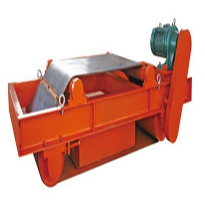 Hoge stijfheid Elektrisch Magnetisch IJzerverwijder Droog Auto Reiniging Overband Magnetisch Separator