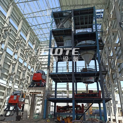 Zandwasmachine voor het efficiënt slijpen van erts en het maken van glaskwaliteit zand