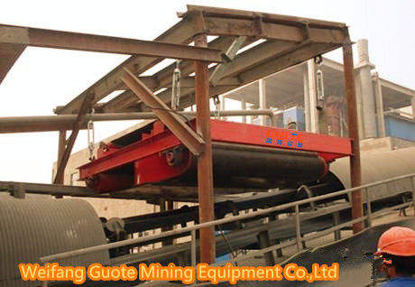 Groene serie RCDD Suspended Overband Dry Electromagnetic Iron Separation Machine voor trillend transportband