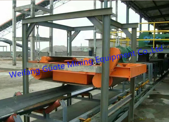 Zelfreinigende magnetische scheidsmachine met gordelsnelheid van 4,5 m/s en 750 kg capaciteit