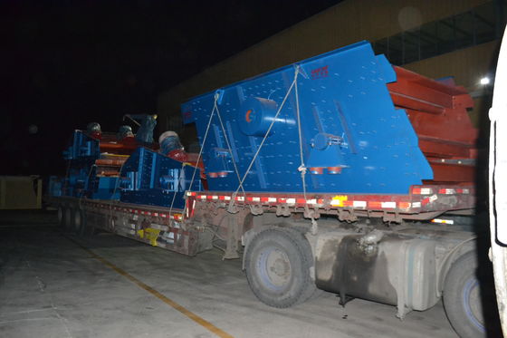 Hoogcapaciteit 10-245t/h Rotary Vibrating Screen met kenmerkende maaswijdte van 3-150 mm