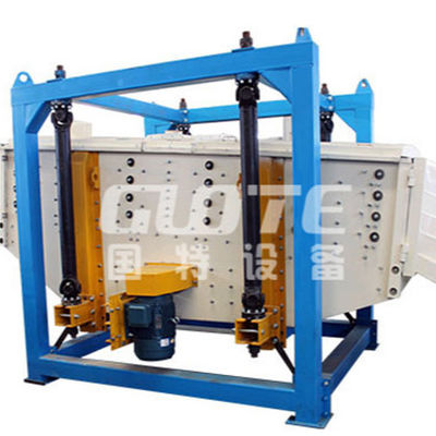 Laag geluidsniveau werking Elektrische vibrator Double Deck Screen voor Silica Frac Sand