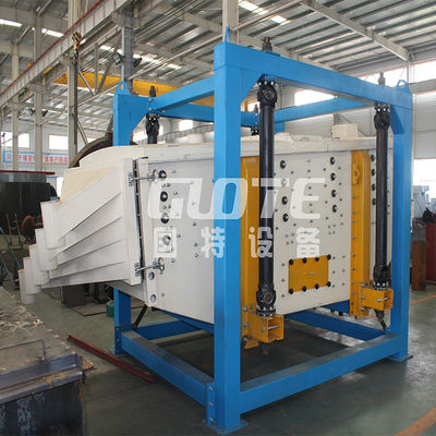 Laag geluidsniveau werking Elektrische vibrator Double Deck Screen voor Silica Frac Sand