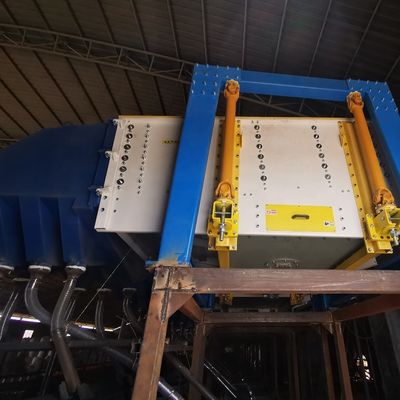 Laag geluidsniveau werking Elektrische vibrator Double Deck Screen voor Silica Frac Sand