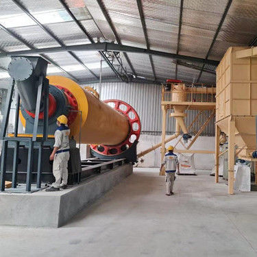 325 Mesh Quartz Sand Powder Grinding Machine Ball Mill met High Chrome Steel Liner