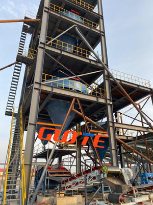 PLC gecontroleerd 50 TPH 100 TPH zandwasser Wasprocesinstallatie voor silica zandbreker