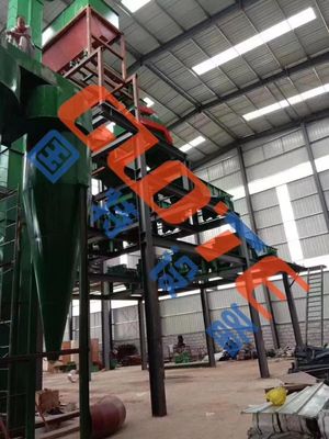 Pumpgedreven zuurwasinstallatie voor 1-10 cm kwartssteen/4-120 mesh kwartszandwassen