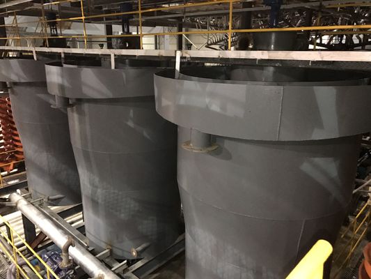 Materiaalgrootte -5mm Geen probleem met onze mijnseparatie Hydrocyclone slibseparator