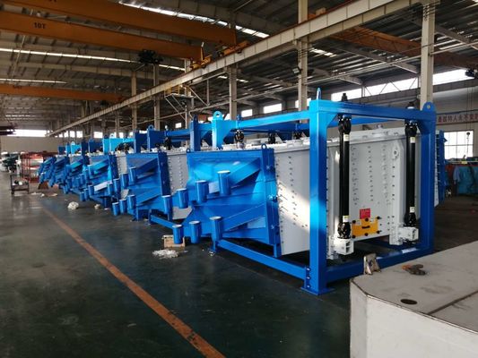 180-260 r/min Frequentie 5 Deck Vibrating Screen Sieve Separator met 1-50tph Capaciteit