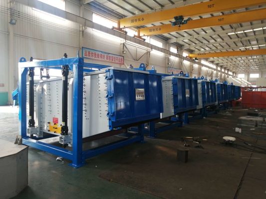 180-260 r/min Frequency Vibrating Screen voor Quartz Sand Sieve Machine in de Indiase markt