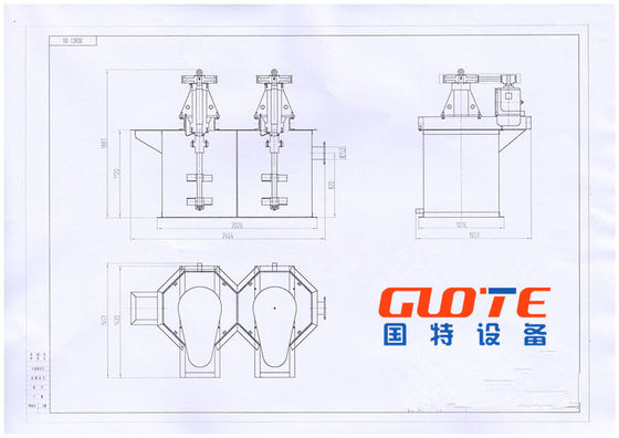 Weifang Guote Mining Equipment Co. Quartz Sand Attrition Scrubber Pulp Maker Machine Sand Washing Machine