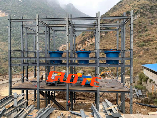 Met AC-motor aangedreven silica-sandwasinstallatie voor glaszand