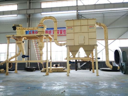 2.18-2.6 kpa Blower Air Pressure Industrial Quartz Sand Air Classifier met kogelmolen