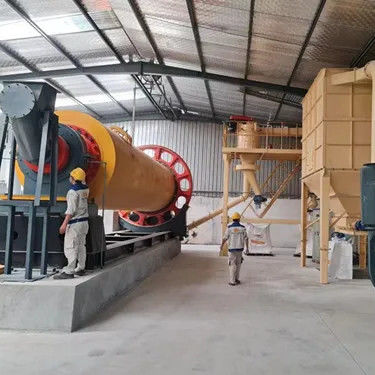 Eenvoudige installatie en onderhoud van laboratorium kwarts zand bal molen met 5-12m lengte