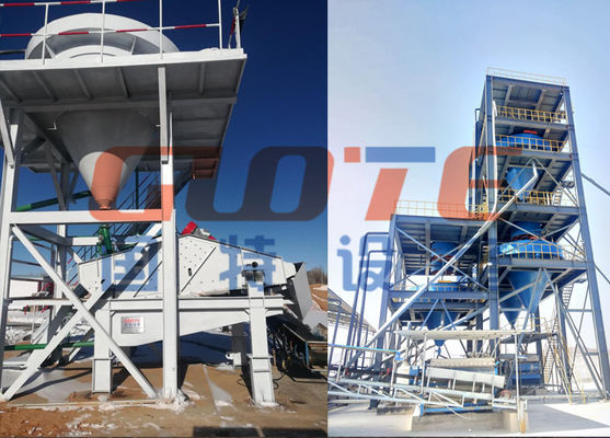 Zandbreker Machine High Output Silica Sand Productie Lijn met betrouwbare capaciteit
