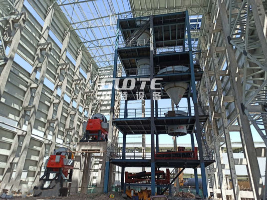 100 tph glaskwaliteit Silica Sand Washing Plant met hoge capaciteit en AC motor