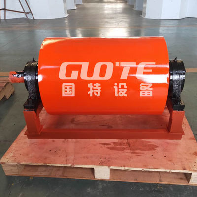 1200-5000 Gauss Droge roterende permanente magnetische scheider trommel katrol voor riemen vervoerband