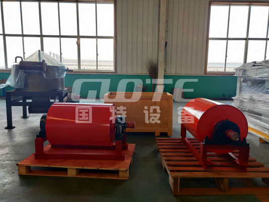 1200-5000 Gauss Droge roterende permanente magnetische scheider trommel katrol voor riemen vervoerband