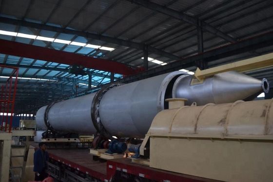 SUS304L Silica Sand 3 Drum Rotary Dryer voor lange levensduur in de energie-mijnbouwindustrie