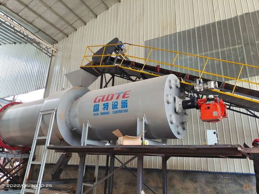 Laag brandstofverbruik CE-goedgekeurde draaidrumdroger voor het drogen van zand onder 20-40 mm SUS304L