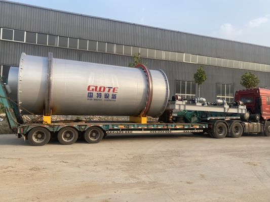 Cement Rotary Dryer Gas Verwarming Industrieel Slijm Slijm Silica Sand Clay Drum Dryer Machine