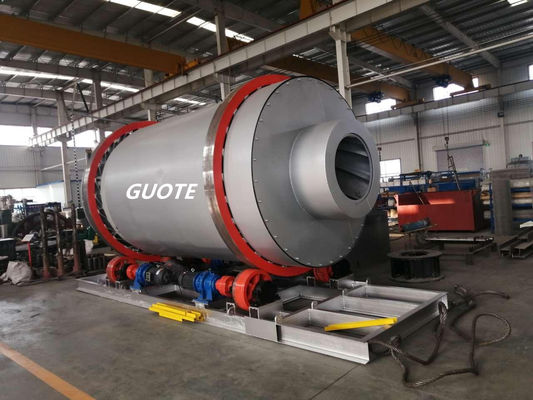 Rotary-Kiln-droger met gasverwarming en motorkerncomponenten