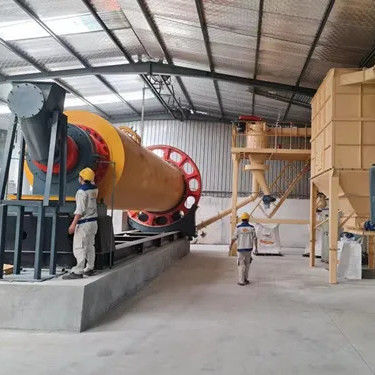 Kwartszand droogmalen machine kogelmolen met luchtclassificator en PLC-besturing