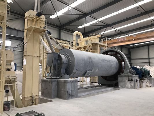 Lange 5-12m Hoogwaardige kogelmolen voor kwartszand 325 Mesh 1-50T/H Capaciteit