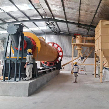 98% Capaciteit Quartz Sand Powder Machine Ball Grinding Mill 5-12m Lengte voor producten