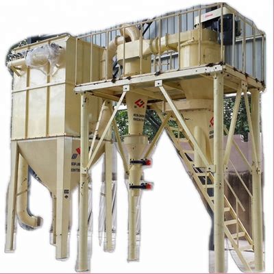 710-1500 r/min Blower Speed Powder Concentrator Air Classifier Machine Met Cyclone