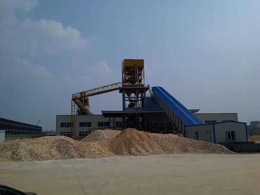 Verwerkingsinstallatie voor het verwerken van kwartszand van glasgieterijsoort Silica zandwasmachine met motor