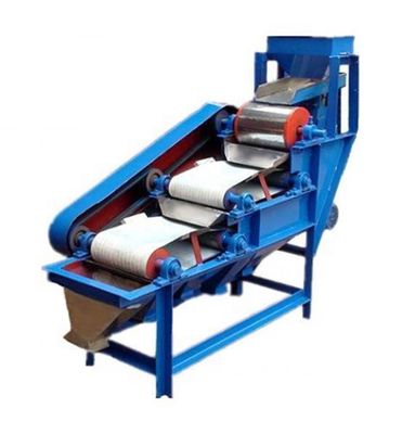 2300 kg roestvrij staal droge kleine magnetische scheider met lage intensiteit voor ijzererts Exporteerd