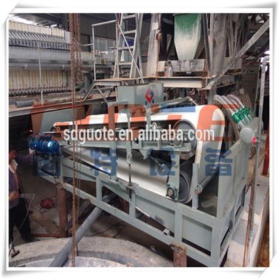 2000 kg capaciteit natte gordel kwartsseparator magnetische scheider en laadcapaciteit
