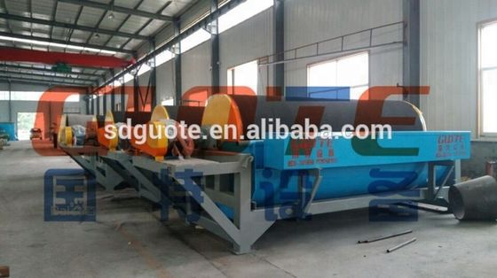 2350 KG nat proces Mineraalseparator met lage intensiteit Droge magnetische trommelseparator met Gauss