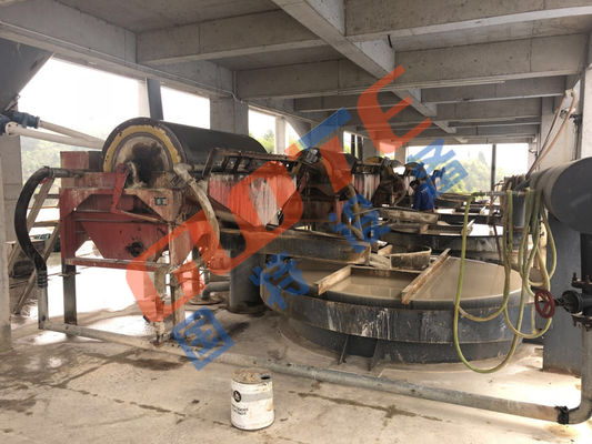 Geavanceerde mijnbouwmachines IJzererts trommel magnetische scheider met motor kerncomponenten